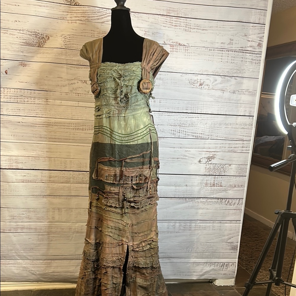 Elegant Multicolor Maxi Dress